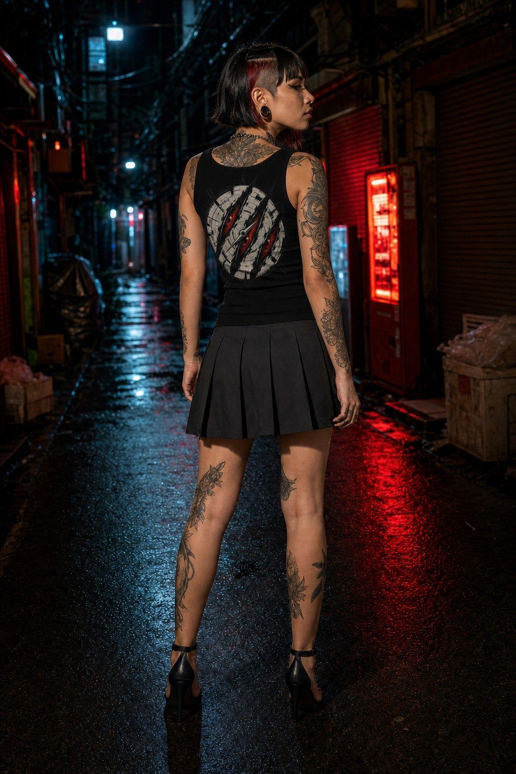 CLAW SIGNAL TANK — BLACK — tank top, Blackout